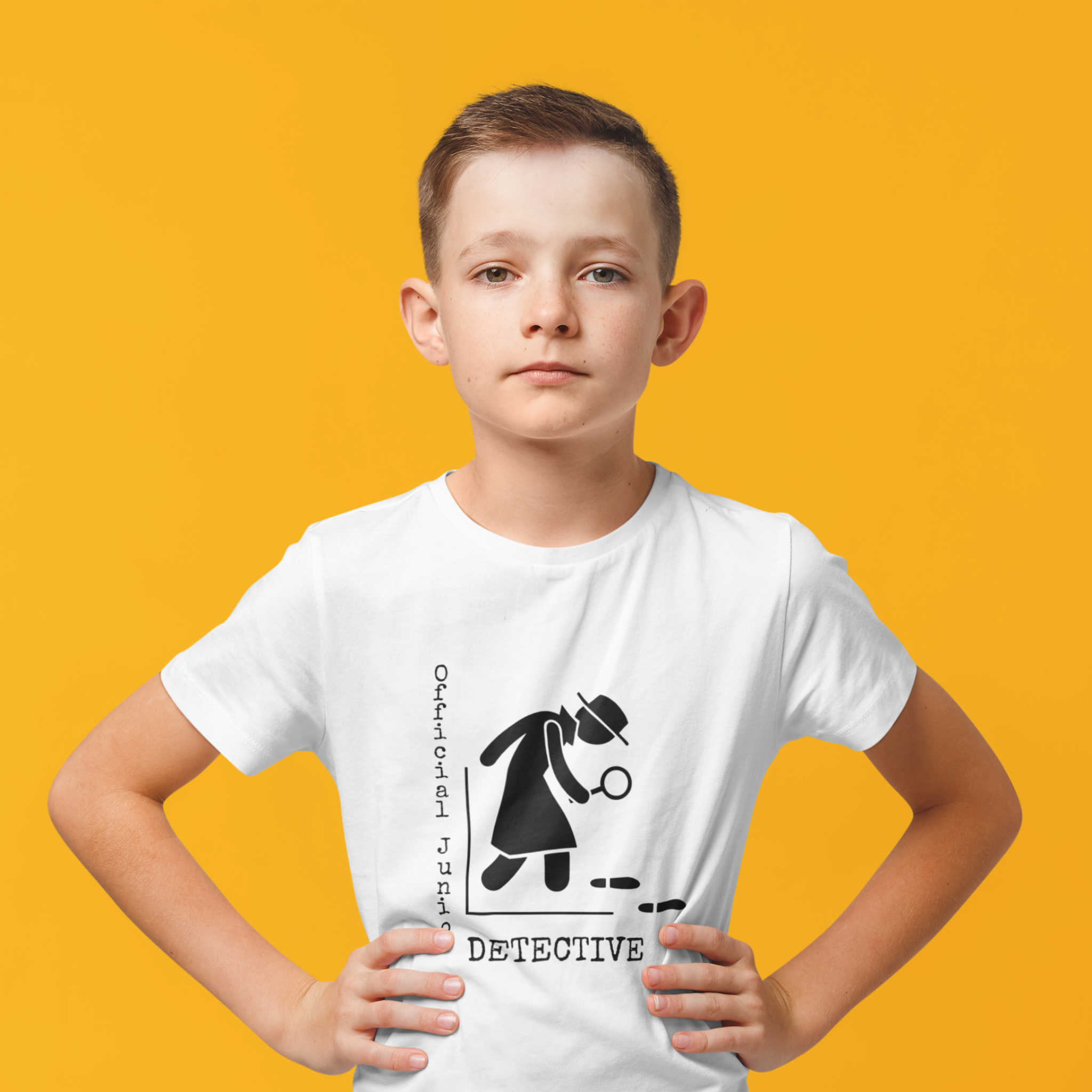 “Detective in Training” Kids T-Shirt — Mystery Adventure Tee for Boys & Girls
